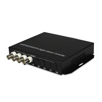 

HD CVI AHD TVI 720P 960P 4CH Fiber Optic to BNC Digital Video Converter fiber optical transmitter and receiver