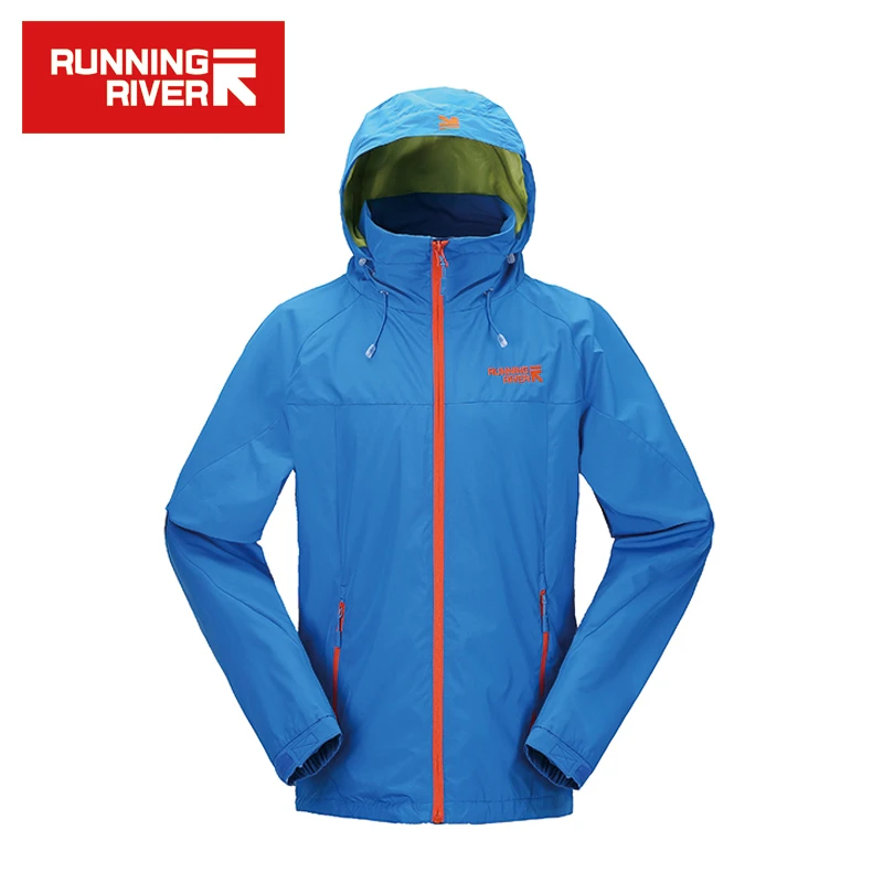 de senderismo y Camping para hombre marca del río para correr 2 colores talla 48 54 chaqueta impermeable al aire libre hombre jaqueta # K5326N|Chaquetas de senderismo|