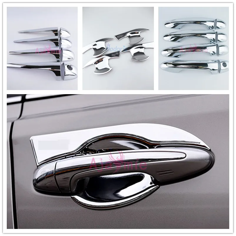 

For Toyota RAV4 2014 2015 2016 2017 2018 Door Handle Cover and Bowl Insert Trim Chrome Car Styling Accessories