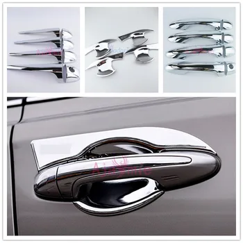 

For Toyota RAV4 2014 2015 2016 2017 2018 Door Handle Cover and Bowl Insert Trim Chrome Car Styling Accessories