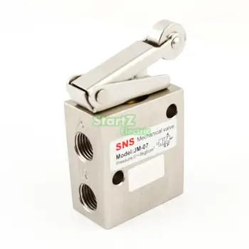 

Pneumatic switch JM-07 1/4BSP Thread Roller Type Solenoid Air Pneumatic Mechanical Valve