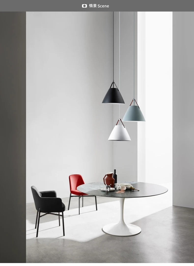 Iluminação do Pendente Sala de Jantar Moderna para o para o Quarto Sala de Estar Luz de Suspensão Restaurante Cozinha Lâmpada Pingente Levou Luz Nordic Light Quarto 3 minimalist chandelier