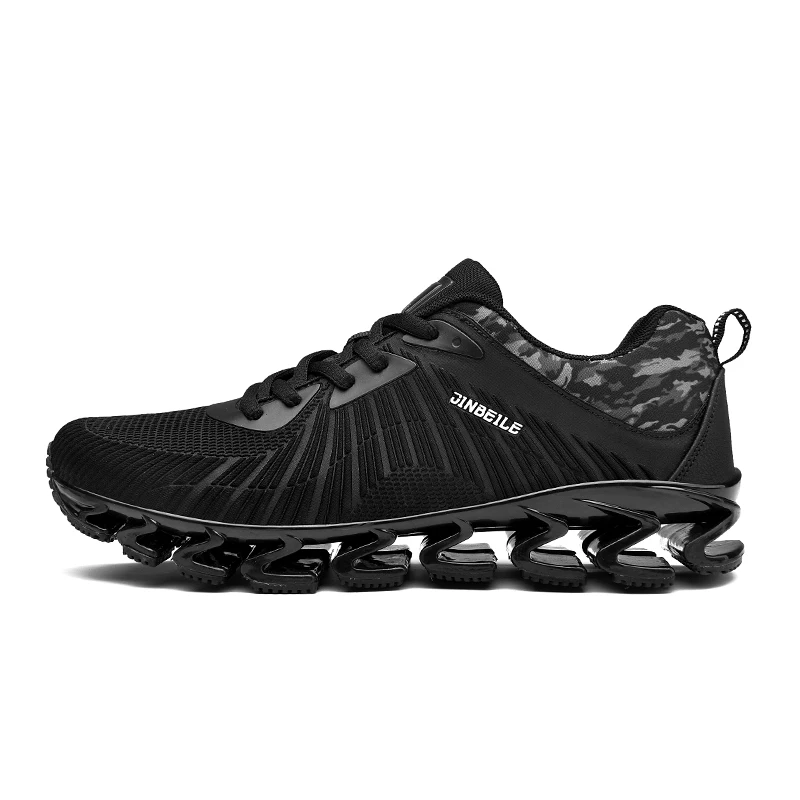 JINBEILE Sneakers Men Road Running Jogging Walking Sports Shoes High-Quality Lace-Up Athietic Breathable Mesh Male Sneakers 
