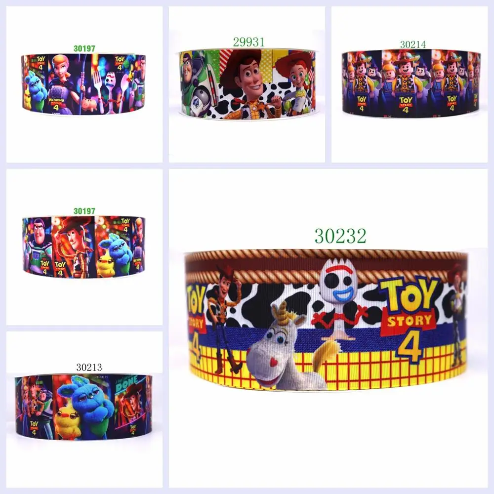 

DIY craft supplies cartoon character printed grosgrain ribbon, satin ribbon 50 yards. 29931-