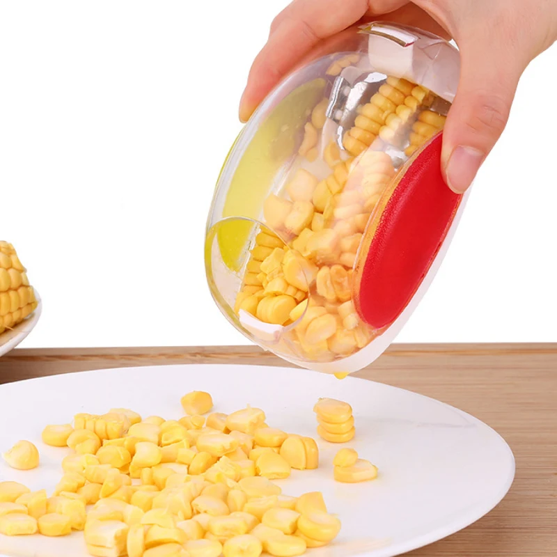 

MOSEKO Corn Stripper Peeler Cob Cutter RemoverWith Hand Protector Corn Shaver Cooking Tools Kitchen Accessories