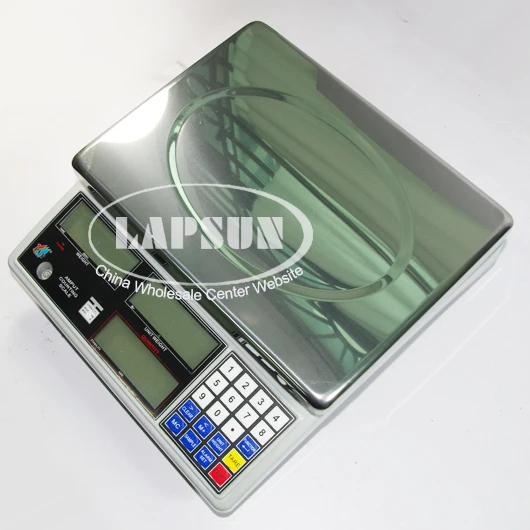 

3 10 15 30KG 0.1g 0.5g 1g Accurate Balance Food Weight Electric Digital Scale RS232 Port Print Printer Slot Rechargeabel Battery