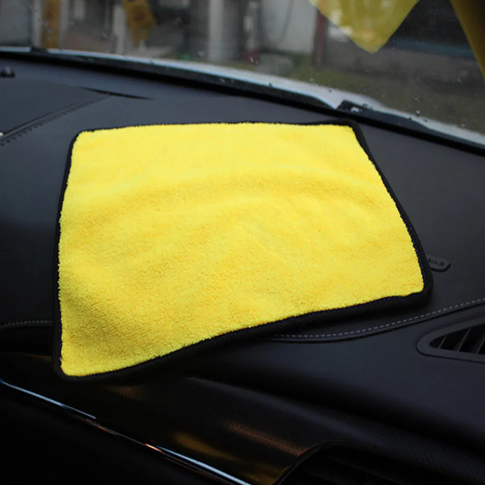 Коралловый бархат мягкая впитывающая ткань для мытья Авто микрофибра для очистки плотное полотенце для чистки автомобиля Максимальная конфигурация