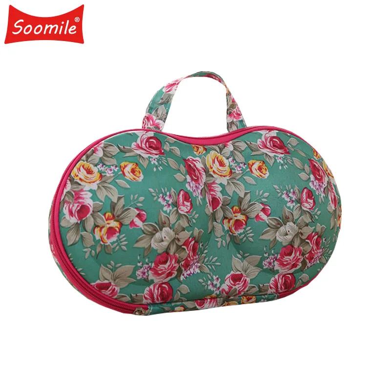 Flower Printing Mesh Travel Hand Bra Bag Soomile 2018 Women High