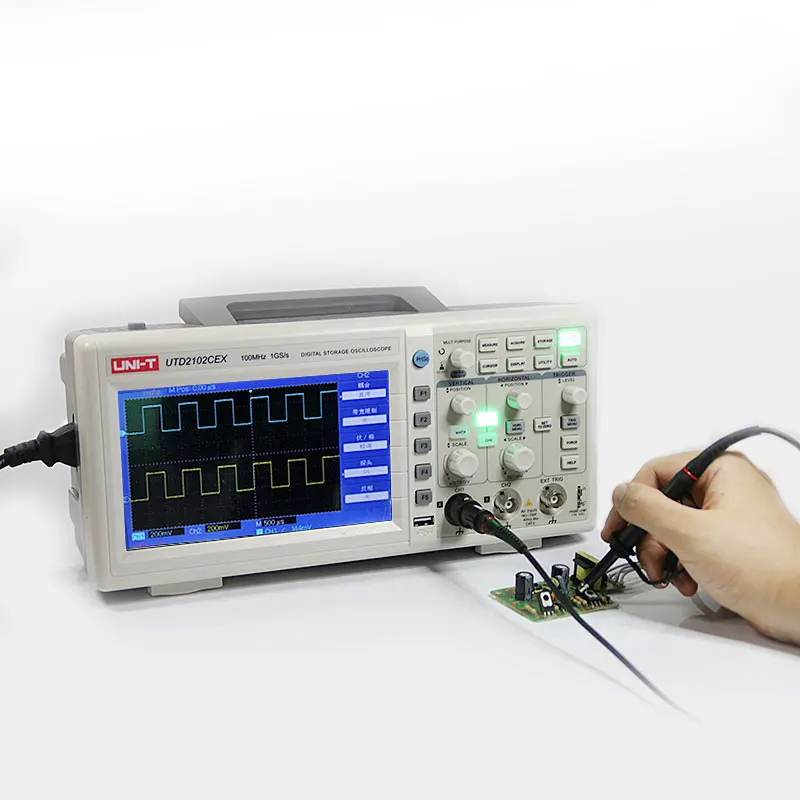 Цифровой осциллограф UTD2102CEX 2 канала 100 МГц бесплатная доставка|digital oscilloscope|digital