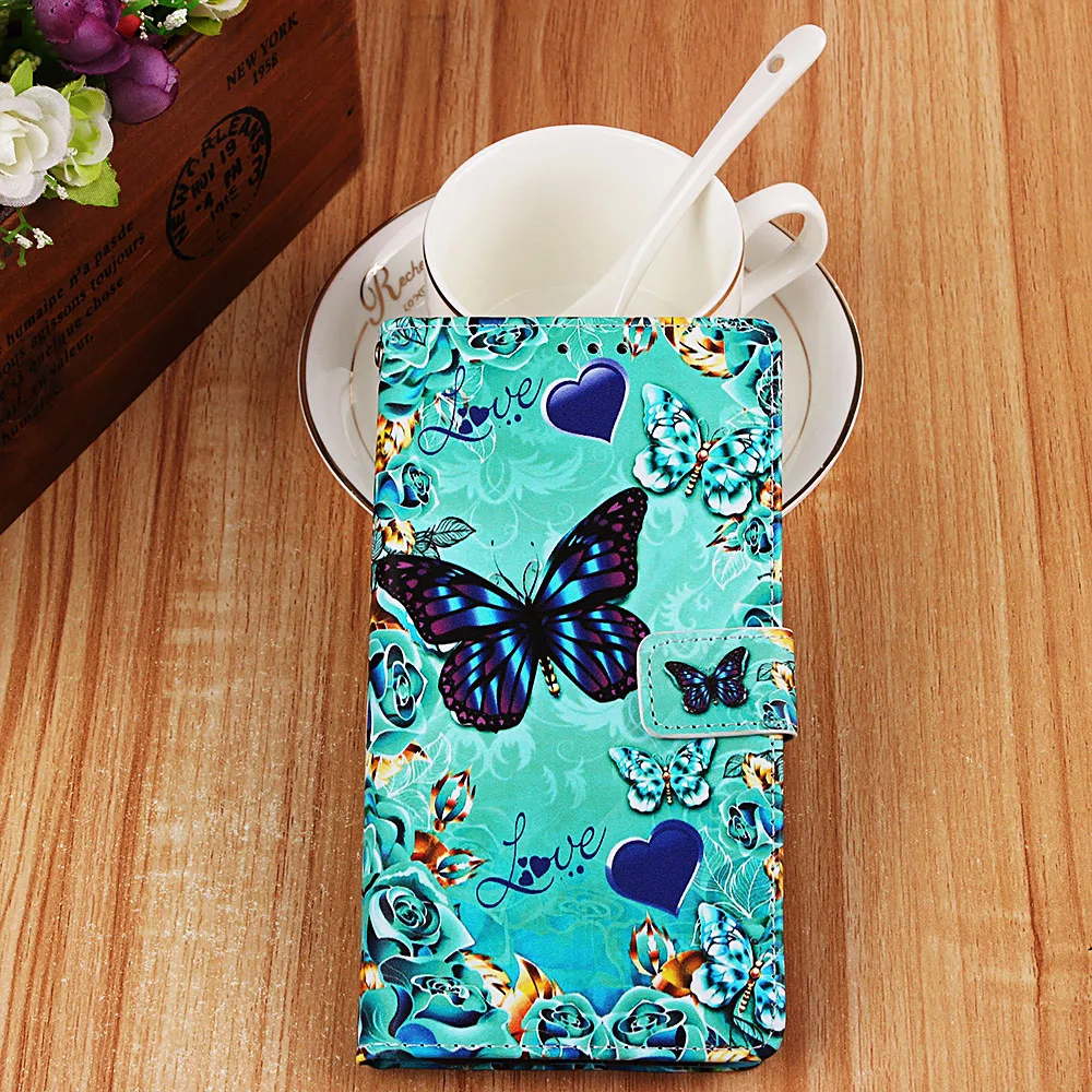 Luxury Flip Painted Book Case Cover Shell for Huawei Honor 10 Lite 8A Y6 P Smart Leather Wallet Phone Bag for Mate 20 Lite