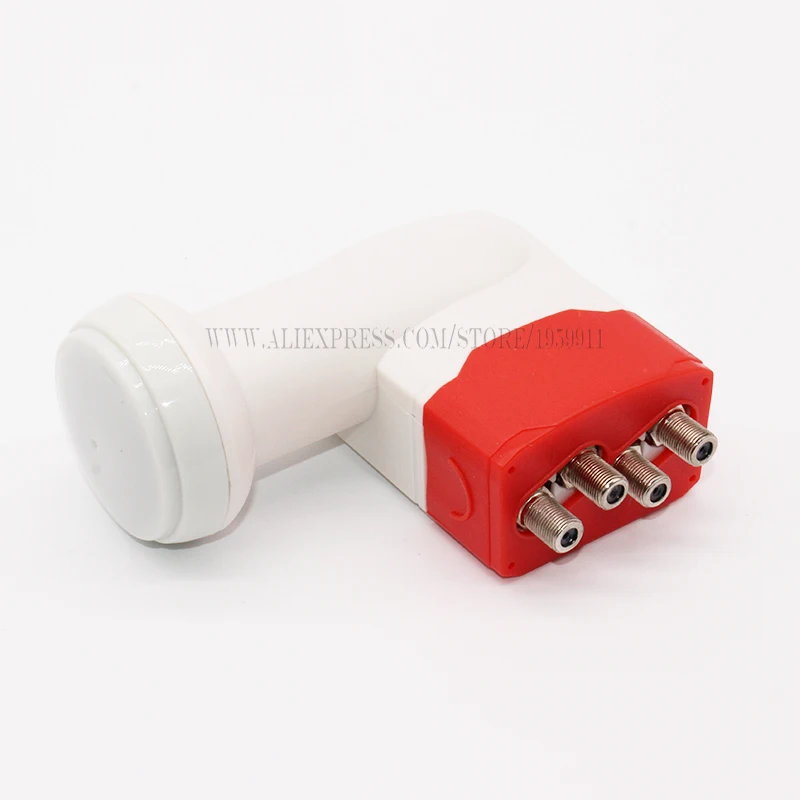 Универсальный KU BAND QUAD LNB для спутникового ТВ ресивера низкий уровень шума 0 1 дБ HD