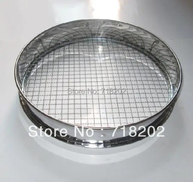 R25cm*5cm SS sieve/ sifter standard test sieve(12.5/8mm/6mm/5mm/4mm/3mm