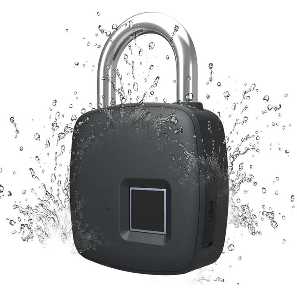 

Waterproof Anti-Theft Smart Keyless Fingerprint Padlock Suitcase Bag Door Lock Hot