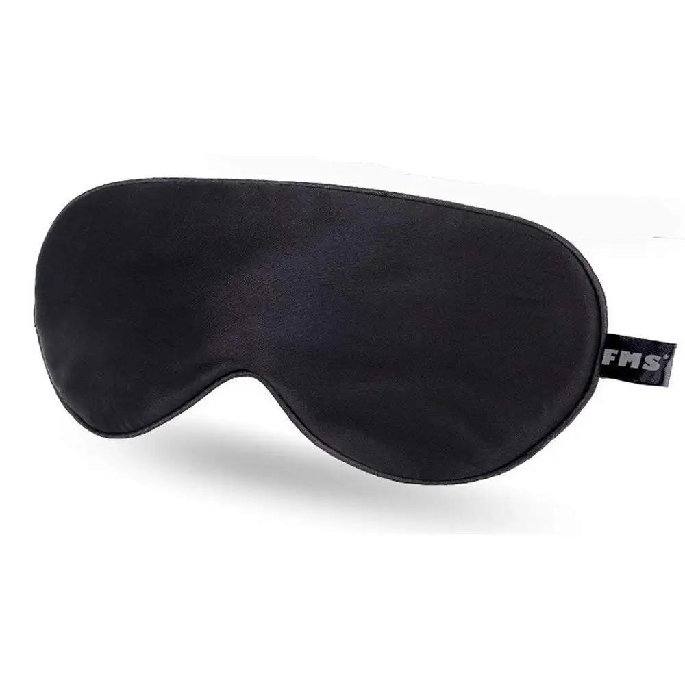 Fms Natural Silk Sleep Mask Soft Lightweight Eye Mask With Adjustable