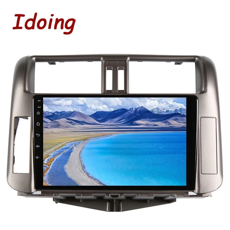Top Idoing 9"4G+64G Octa Core Car Android8.0 Radio Multimedia Player Fit Toyota Prado 150 2010 2.5D IPS Screen GPS Navigation PX5 tv 4
