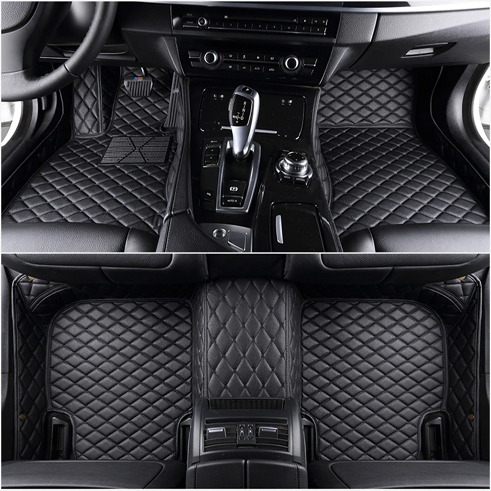 Esteiras do Assoalho Carro para Porsche Todos os Modelos Acessórios de Automóveis Personalizado Cayenne Cayman Macan Panamera Boxster 718 911 Esteiras 955 3 cayenne 955 todos os modelos cayman macan