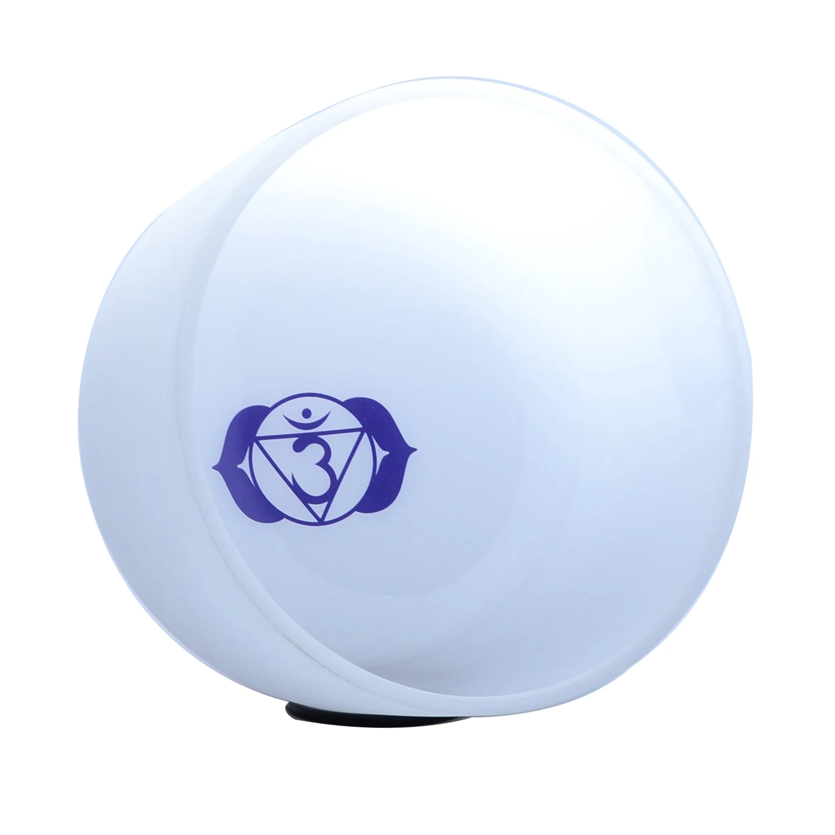 

8 Inch Chakra Pattern A Note Crystal Singing Bowl for Third Eye Chakra Balancing/Yoga/Meditation/Sound Therapy