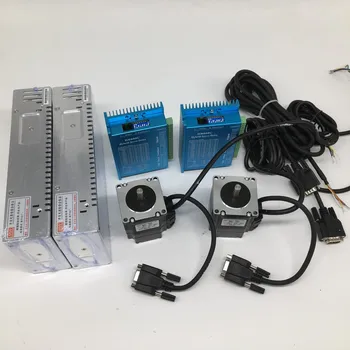 

2 Kits 2.2Nm DSP Closed Loop Stepper Motor Nema23 57 2PH DC Drive Power Supply Hybird Encoder Easy Servo For CNC Router