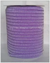 (50 jardas/lote) Não-stretch 1.5 “Roxo Fosco Glitter Fita