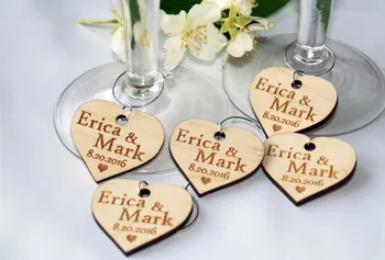 

Personalized Wedding Wooden wine charms with name and date Wedding charms, Custom wine charm, Wedding favor