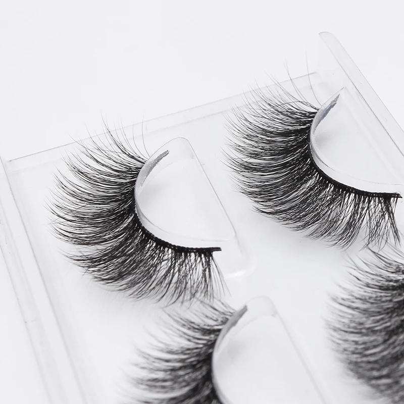 LEHUAMAO 2 Pairs 3D Mink Lashes Natural Long False Eyelashes Dramatic Volume Fake Lashes Makeup Eyelash Extension Silk Eyelashes LEHUAMAO 2 Pairs 3D Mink Lashes Natural Long False Eyelashes Dramatic Volume Fake Lashes Makeup Eyelash Extension Silk Eyelashes