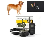 Pet Dog Training Collar 998D 300M LCD 100LV 300 Yard Level Electric Shock Vibration Remote without Battery & Retail Package