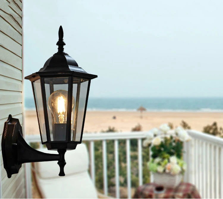 Europeu da Parede Pátio ao ar Livre à Prova Lâmpada sem Fonte de Luz Wecus Estilo Antiga Dwaterproof Água - Villa Varanda 4 High Quality european wall lamp