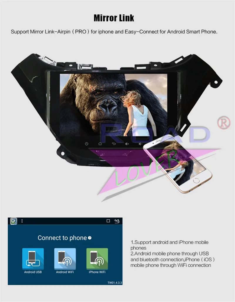 Flash Deal Roadlover Android 8.1 Car PC Head Unit GPS Navigation For Chevrolet Malibu 2016 Stereo Multimedia Radio Automagnitol 2Din NO DVD 15