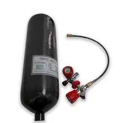 ACECARE pcp air tank hpa 4500psi углерода волокно цилиндр 6.8L m18 * 1,5 CE для Пейнтбол Маска с манометром клапан AC368101