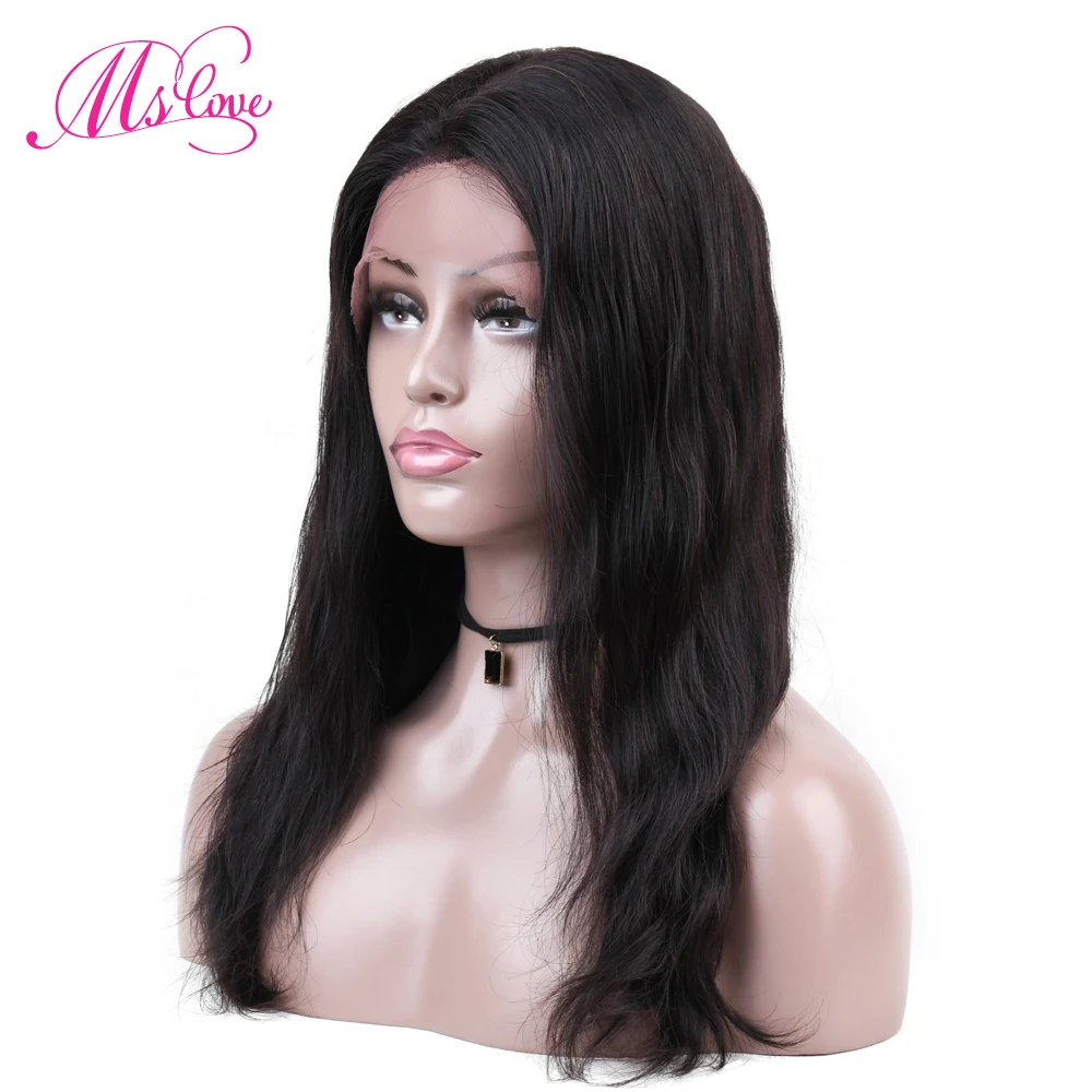 Base de Seda Cheias do Laço Onda do Corpo do Cabelo Perucas de Cabelo Humano para as para as Mulheres Brasileiras para as 150% Frontal Perucas da Humano Frente Mulheres Pré depenados Remy Perucas Brasileiras 4 Perucas de Base de seda Onda Do