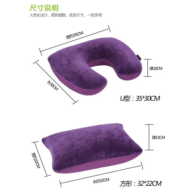 1 шт. многофункциональная u-образная подушка для шеи маленькая складная подушка/Подушка для сна планшет ПК база для путешествий Складная Автомобильная подушка
