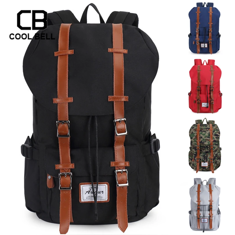 

New Casual Student School Bags Canvas Backpack Men And Women Waterproof Backpack Sports Travel Bag 16 Inch Laptop Backpack Male