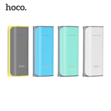 HOCO B21 5200mAh 18650 Mini USB Power Bank Portable Mobile Phone External Battery Charger Powerbank For iPhone 7 6 6s Xiaomi mi5
