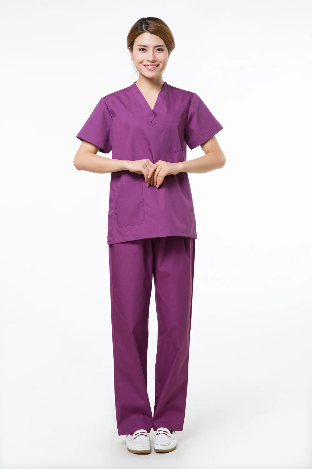 2015 OEM hospital workwear scrub sets medical scrub suit uniform