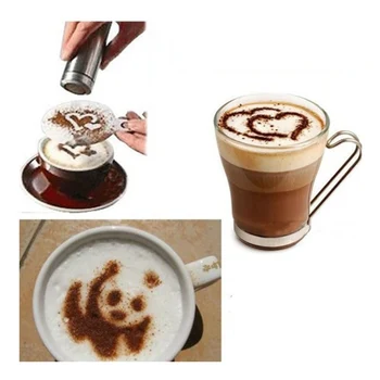 

Creative Kitchen Accessories 16pc Fancy Coffee Printing Template Kitchen Tools Kitchenware Coffee Spray Template Kitchen Gadgets