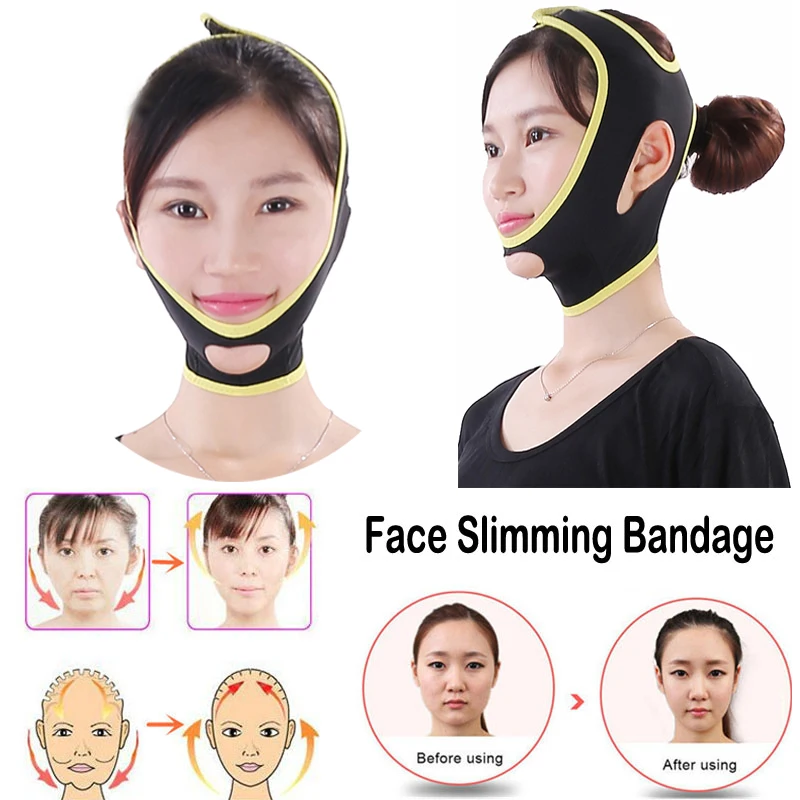 

Face Lift Tools Thin Face Mask Slimming Facial Thin Masseter Double Chin Skin Thin Face Bandage Belt Women Face Care Beauty Kit