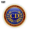 YJZT 14.5CM*14.5CM Personality Round CD CORPS Diplomatic Seal Car Sticker Decal Car Accessories 6-1504 ► Photo 1/2