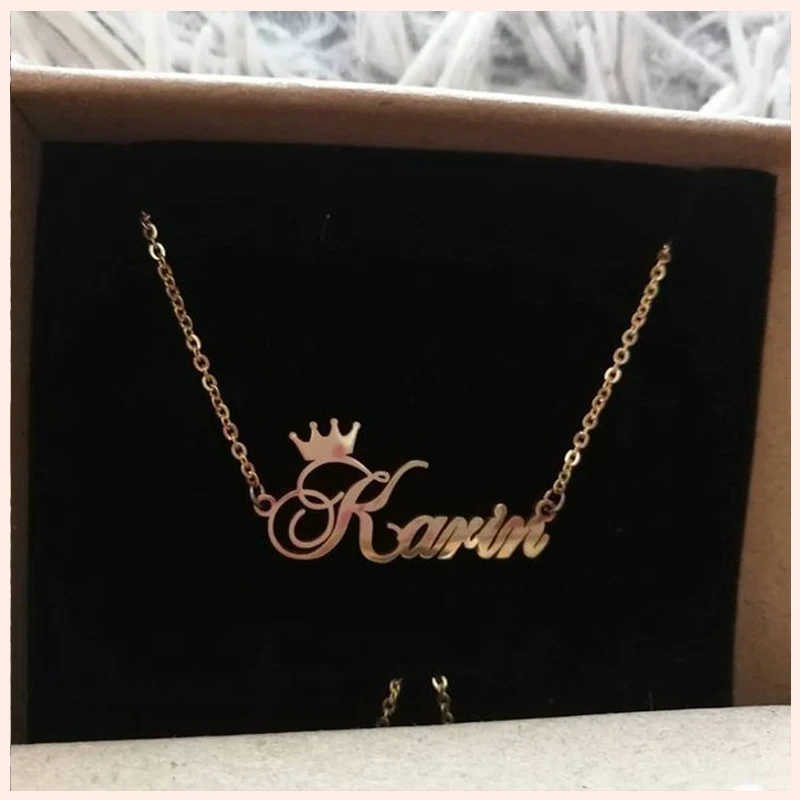 

925 sterling silver personality custom any letter name necklace ladies wedding fashion pendant necklace jewelry gift 2019 new