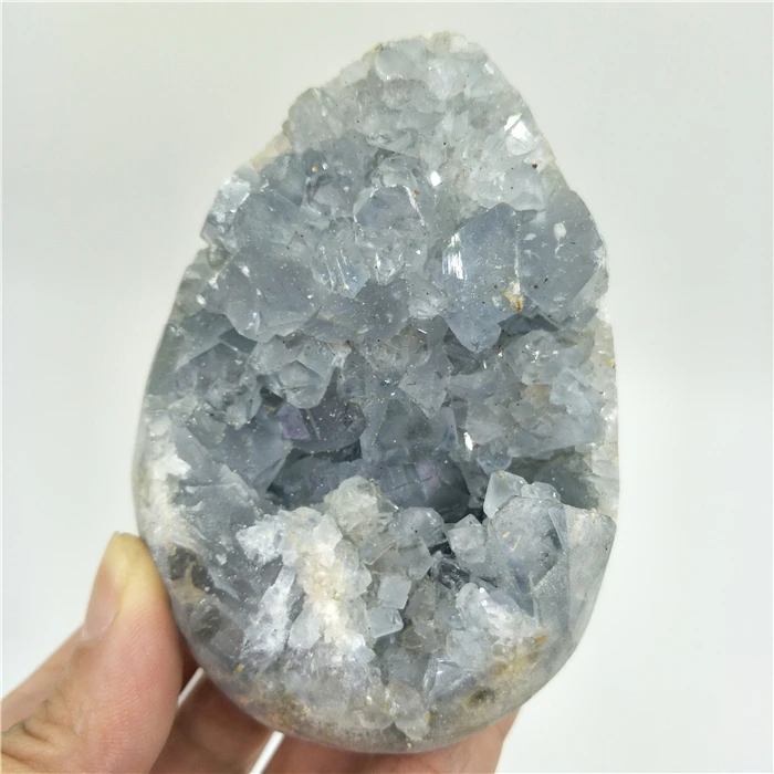 celestine celestine celestite ovo de madagáscar para meditação de cura de cristal