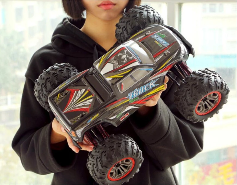 

Double Motors RC Car 4WD 1:10 2.4G 50KM/H Remote Control Electric Wild Track Warrior Truck Off-Road Vehicle VS 12428 EX86100Pro