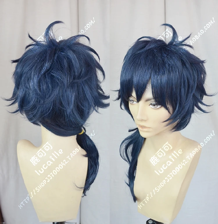 

Free Track Anime D.Gray-man Tyki Mikk Full Lace Cosplay Wig Costume Heat Resistant +Cap