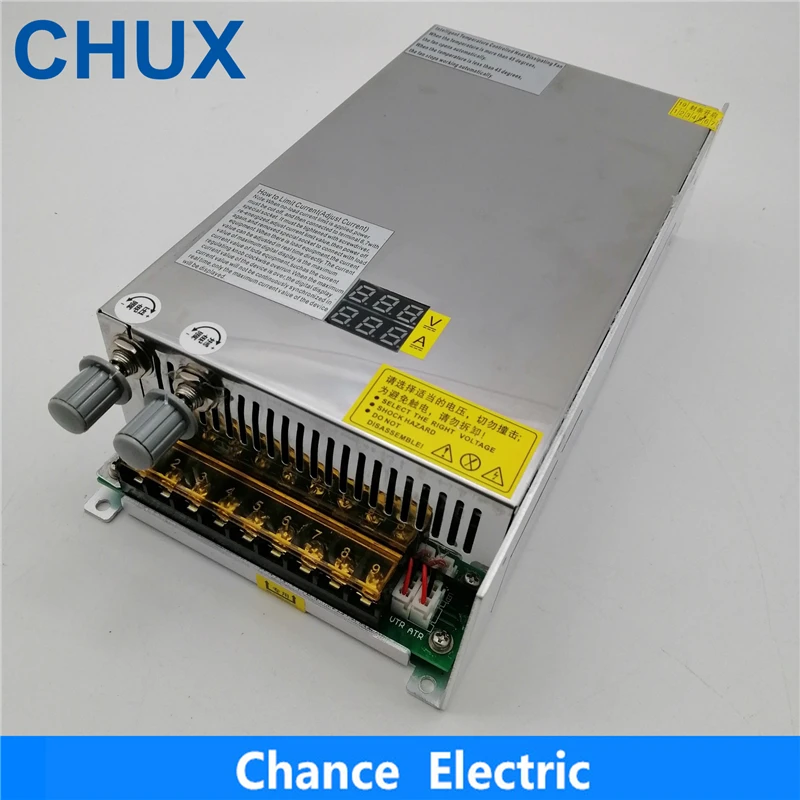  Adjustable 1000W switching power supply with Digital Display adjustable power supply dc 12V 24V 36V