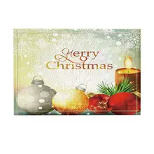 Западный Декор на фоне снежинки коврик для ванной Противоскользящий коврик для пола входные двери коврик