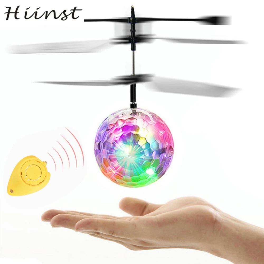 

HIINST drop ship Flying RC Electric Ball LED Light Aircraft Helicopter Induction LED lanterns Toys MAR29 p30