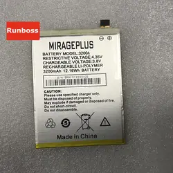 Runboss оригинальное качество Батарея 3200 мАч для MIRAGEPLUS 3200A для DEXP Ixion X355 смартфон Batteria