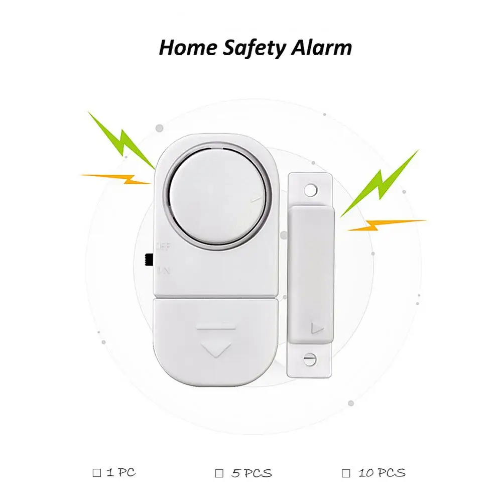 Беспроводная домашняя дверь, окно, входная охранная сигнализация, охранная сигнализация, домашняя охранная сигнализация, автономные магнитные датчики, независимая
