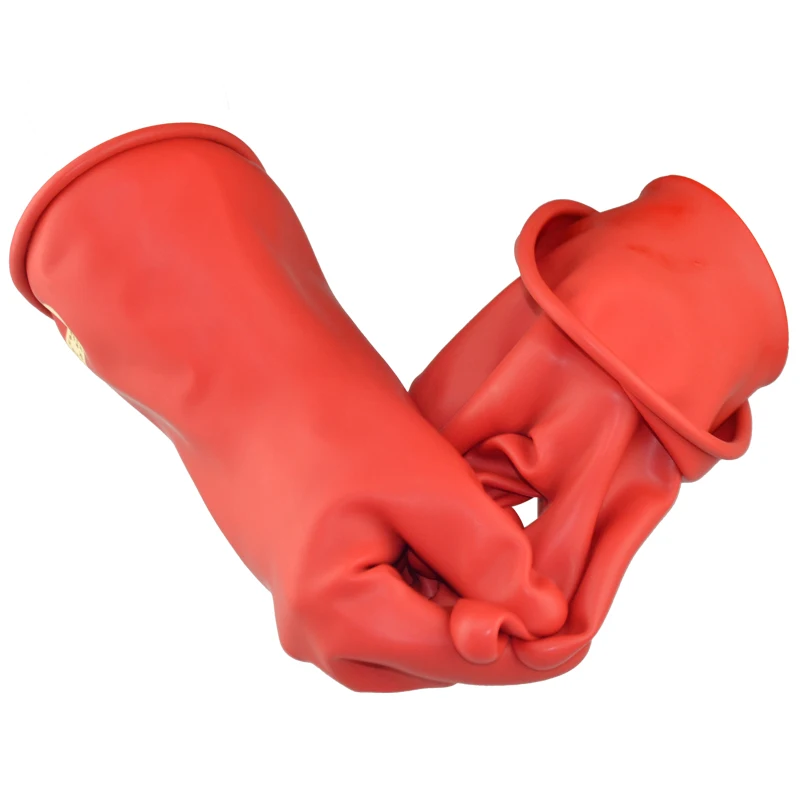 Free shipping 31cm length 2.5KV insulated latex working gloves using for transmission line /pole line & electric power industry Free shipping 31cm length 2.5KV insulated latex working gloves using for transmission line /pole line & electric power industry
