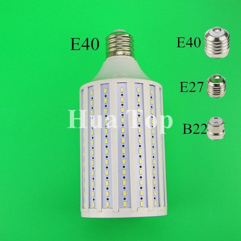 

1pcs lampada 80W LED Bulbs Lamp 5730 SMD E27 B22 E40 216 LEDs Warm white Corn Bulb Pendant Lighting AC85-265V Ceiling corn Light