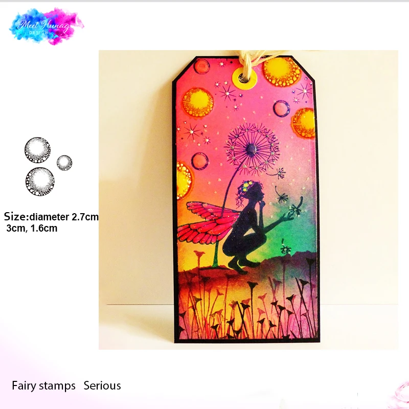 

fairy orbs Stamp Set Clear Rubber Stamp Building Transparent Scrapbooking Card Making Embossing Album Craft cut
