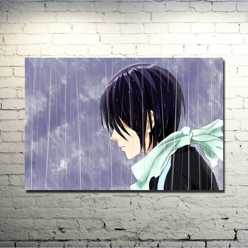 Noragami Yato Yukine горячий художественный шелковый аниме-плакат печать 13x20 24x36 дюймов картина для домашнего декора спальни(нажмите, чтобы увидеть больше - Цвет: click